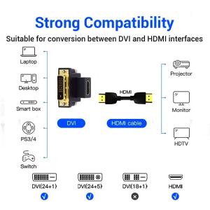 YC° CY DVI オス - HDMI メス...の詳細画像5