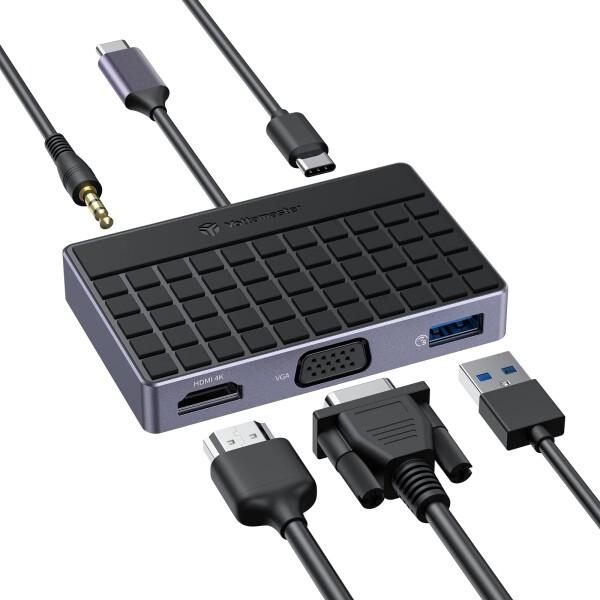 Yottamaster USB C ハブ アダプタ マルチポート USB ハブ HDMI 4K@30...