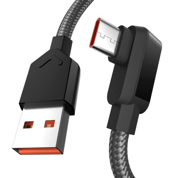 USB Type C ケーブル 120W 6A Mi 急速充電ターボチャージ 1.8M L字型 対応...