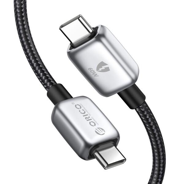 ORICO USB C ケーブル 60W USB Type C ケーブル ナイロン USB-C US...