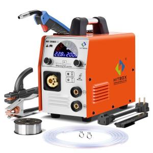 HITBOX 溶接機 半自動溶接機 最大200A大電流 100V/200V兼用 一台四役 ガスMiG/ノンガスMiG/手棒溶接/リフ