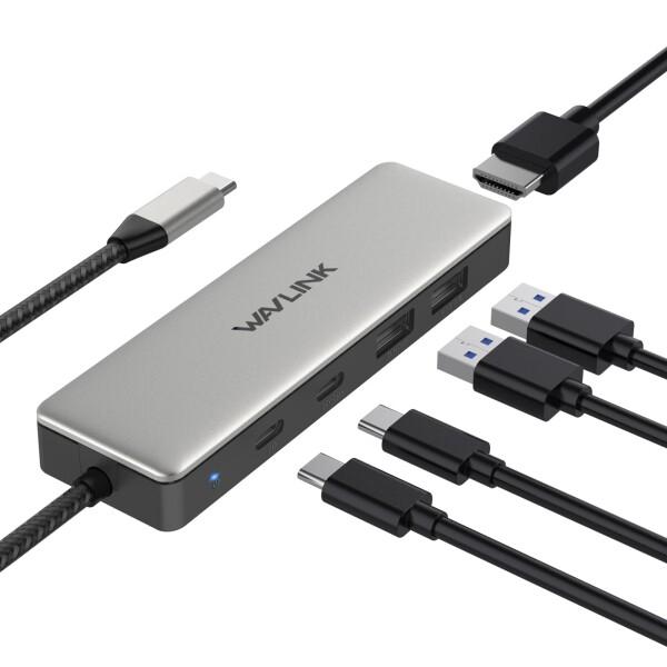 WAVLINK USB-C 10Gbps ミニドッキングステーション5-In-1 Type C - ...
