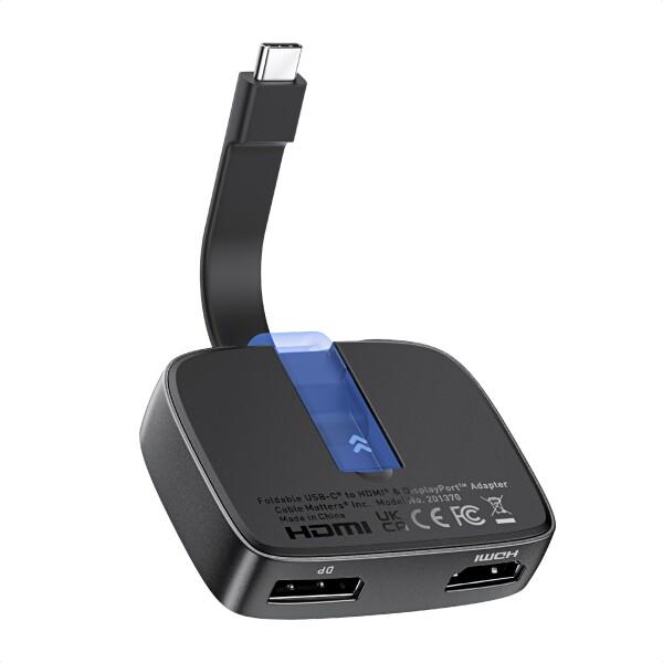 Cable Matters ポータブル 8K / デュアル4K 60Hz USB C HDMI Di...