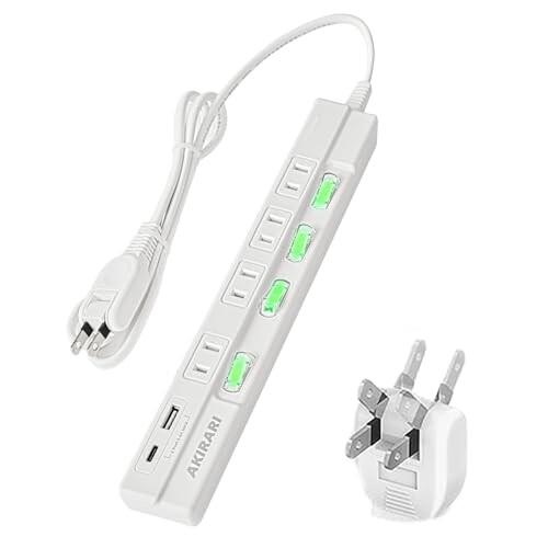電源タップ USB 延長コード 1m 急速充電 AC 4個口 + 1USB+1Typec スイッチ ...