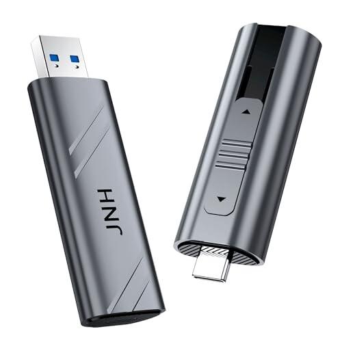 JNH ポータブル SSD 外付け 1TB 1050MB/s USB3.2 Gen2 10Gbps ...