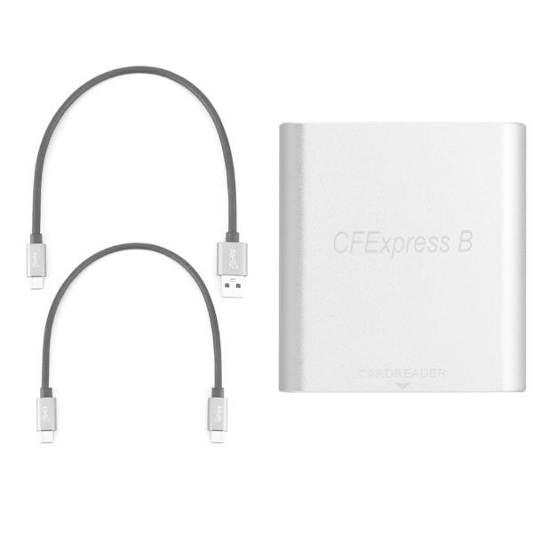 CY USB3.1 Type-C USB3.0 Type-A - CF Express 拡張カードリ...
