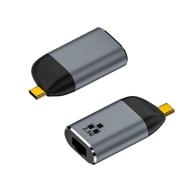 Fujiba 有線LANアダプター 2.5Gbps 超高速通信 USB Type C to RJ45...