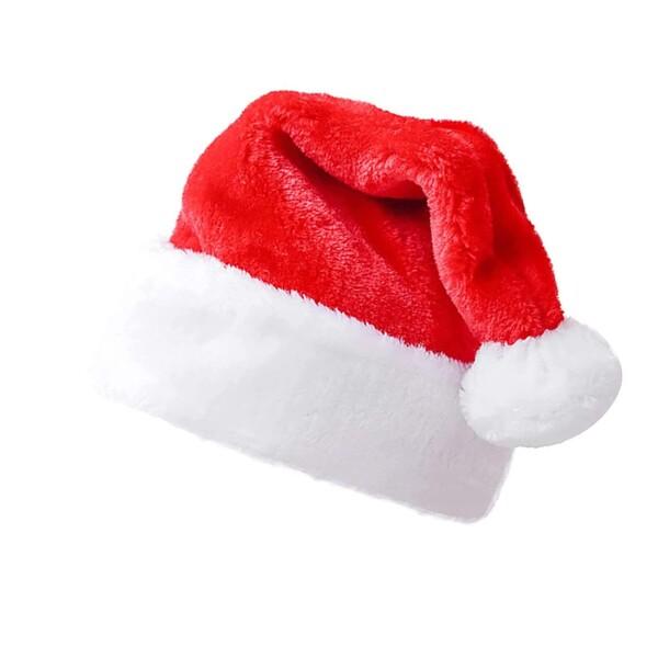 (Hongmo) サンタクロース帽子 1個セット 大人用 サンタクロース帽子クリスマスパーティコスプ...