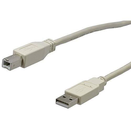 アクロス RoHS対応USB2.0エコケーブル 1m アイボリー AEC-U1