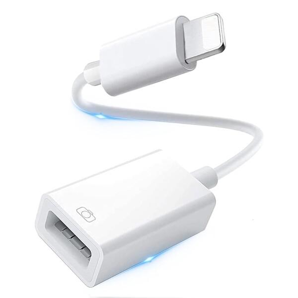 iPhone USB 変換アダプタ ライトニング OTG ケーブル Lightning USB 3 ...