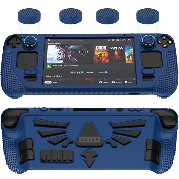 Miimall Steam Deck 2022用「ケース＋親指グリップキャップセット」スチームデッキ...
