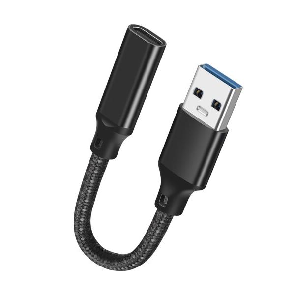 USB 3.1オス Type C メス 変換ケーブル 15cm USB タイプC 変換アダプタ オス...