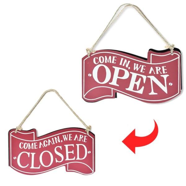 オープン クローズ OPEN/CLOSE 両面看板ボード サインプレート プレート 両面サイン リバ...