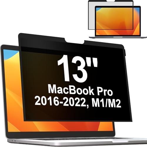 MacBook Air 13 / MacBook Pro 13 用 覗き見防止フィルター ナノサクシ...