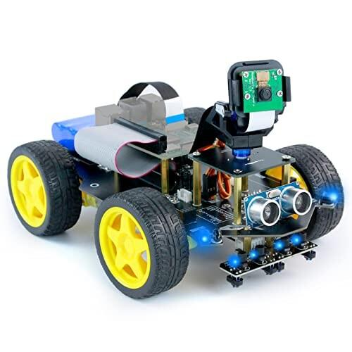 Yahboom ロボット AI カーキット インテリジェントロボット ラズベリーパイ 4B DIY ...