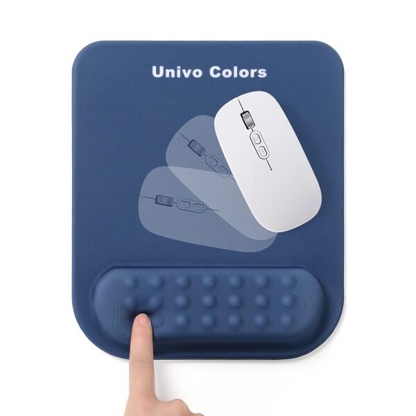UnivoColors マウスパッド リストレスト一体型マウスパッド 人間工学デザイン 柔らかい素材...