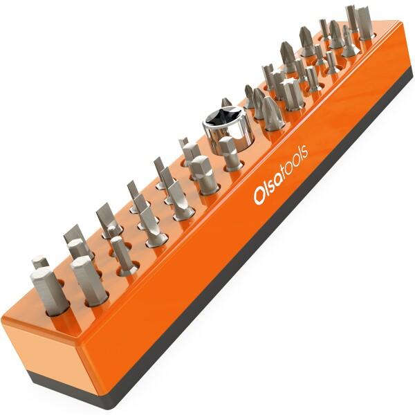 Olsa Tools プロフェッショナル六角ビットオーガナイザー 磁気ベース付き | プロフェッショ...