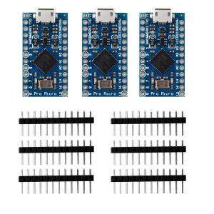 KOOKYE Pro Micro基板 Atmel mega 32U4 5V/16MHz Module Board マイクロコントローラーボード Arduino互換 Leonardo Rep