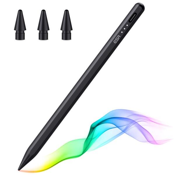 ESR タッチペン iPad用ペン 傾斜感知 iPad対応アップルペンシル Apple iPad 1...