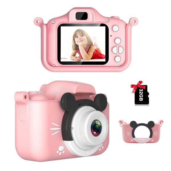子供用カメラ,キッズカメラ トイカメラ 4000万画素 1080P HD 動画カメラ キッズデジカメ...