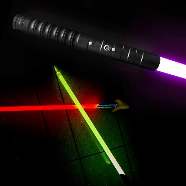 YDDSABER ライトセーバー: 12色のRGB、4つのサウンドフォントを搭載した Force F...