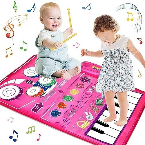 Kabeila ピアノマット おもちゃ ドラムセット 子供 女の子 誕生日 プレゼント 人気 おもち...