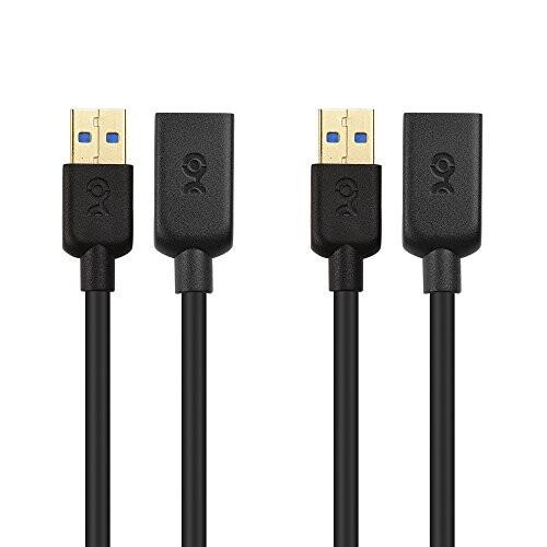 Cable Matters USB 延長ケーブル USB3.0 1.8m 2本セット USB延長ケー...