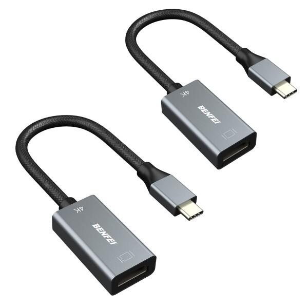 BENFEI 2個 USB C - HDMI 変換アダプタ 4K USB Type-C HDMI ア...