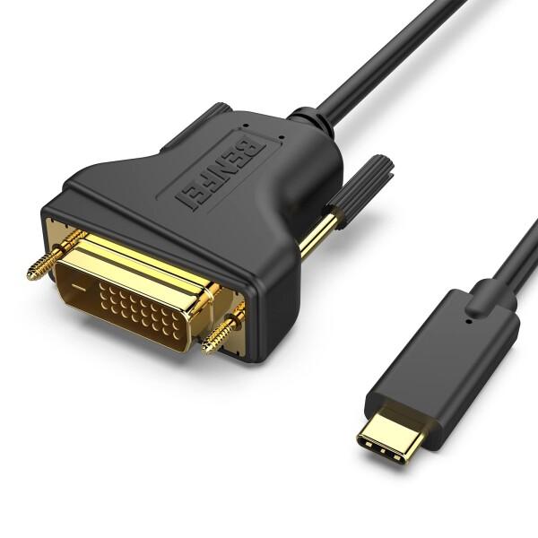 BENFEI 0.9m USB Type C - DVI ケーブル 1080p Full HD タイ...