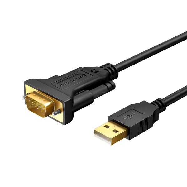 USB to RS232アダプタ, CableCreation PL2303チップセット内蔵 金メッ...