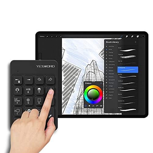 YesWord X-18 Procreate用 左手デバイス プロクリエイト プロクリ ショートカッ...
