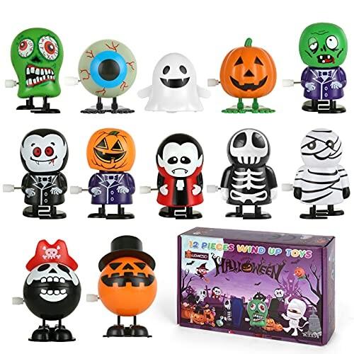 LEMESO ハロウィン ぜんまい おもちゃ 子供 12個セット 仕掛け 玩具 置物 景品 ゼンマイ...