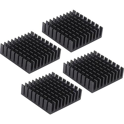 オーディオファン アルミヒートシンク 35mm四方 小型 機器用 放熱板 ラズパイ IOT機器 NU...