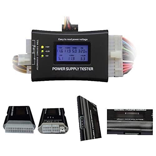 20 24ピンATX BTX ITXコネクタ電源検出ツールPC パソコンテスター LCDディスプレイ...