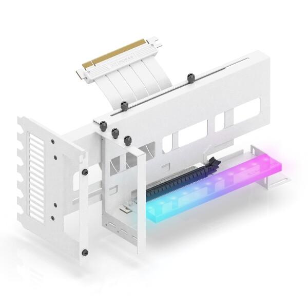 EZDIY-FAB 新しいRGB 垂直 PCIe4.0 GPUブラケット 垂直グラフィックカードホル...