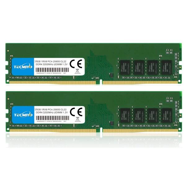 テクミヨ デスクトップPC用メモリ DDR4-3200 PC4-25600 32GB 288pin ...