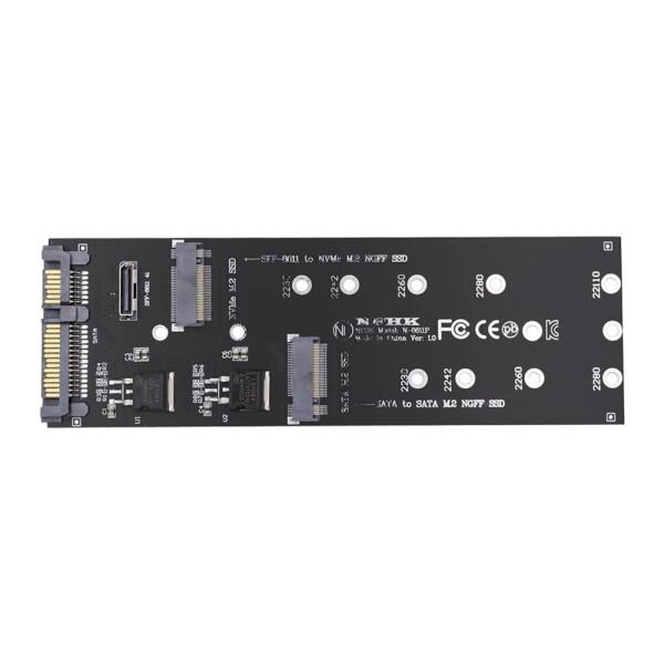 Xiwai Oculink SFF-8612 8611からU.2キットM-KeyからNVME PCI...