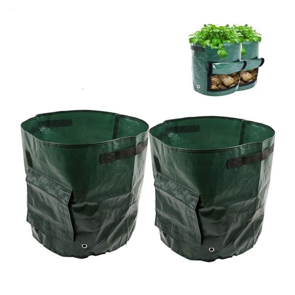 植物栽培バッグポット 植木ポット 鉢植え 植木鉢 植え袋 植物育成バッグ ジャガ 栽培袋