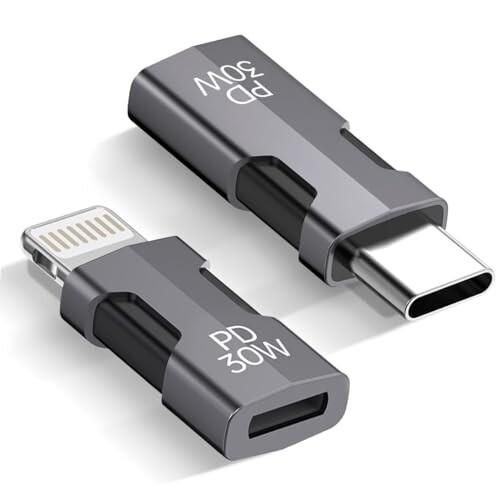 アダプタ USB C - ライトニングアダプタ ライトニング - Type C アダプタサポート30...