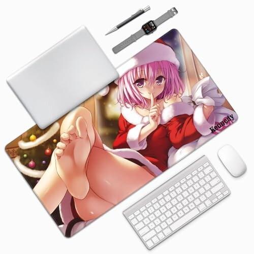 Bdyjy Mouse pad 大型 マウスパッド ゲーミング ジャンボ 巨大 キャラクター アニメ...