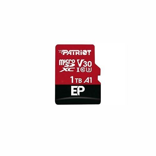 Patriot EP Series 1TB Micro SDXC V30 A1 UHS-I U3 4...