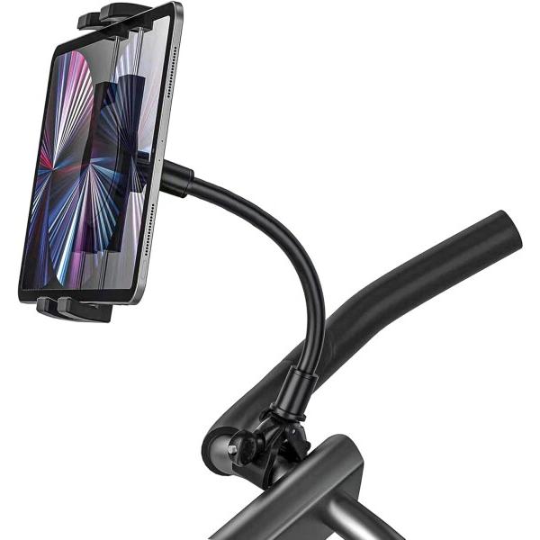 Charchendo タブレットホルダー エアロバイク 滑り止 フィットネスバイク タブレットスタン...