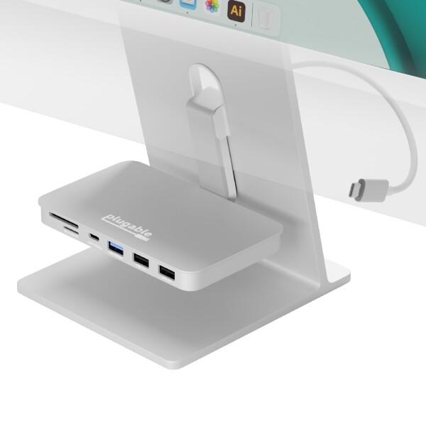 Plugable USB-C iMac（24 インチ）2021 年 または 2023 年専用 ハブ ...