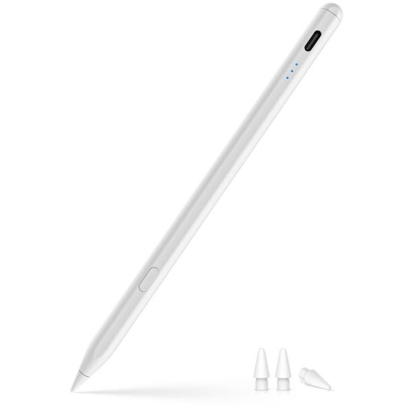 アップルペンシル 2018〜2025年iPad対応 iPad ペンシル Type-C急速充電 高精度...