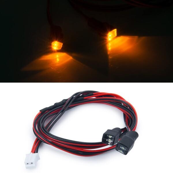 TRZX タミヤ1/14 RCトレーラートラックのアップグレードパーツ用RC LEDライトヘッドライ...