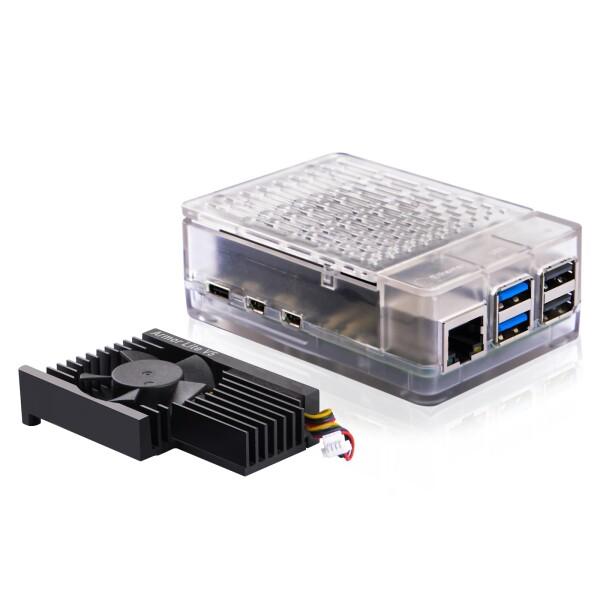 GeeekPi ABS ケース、Raspberry Pi 5 用、Armor Lite V5 アクテ...