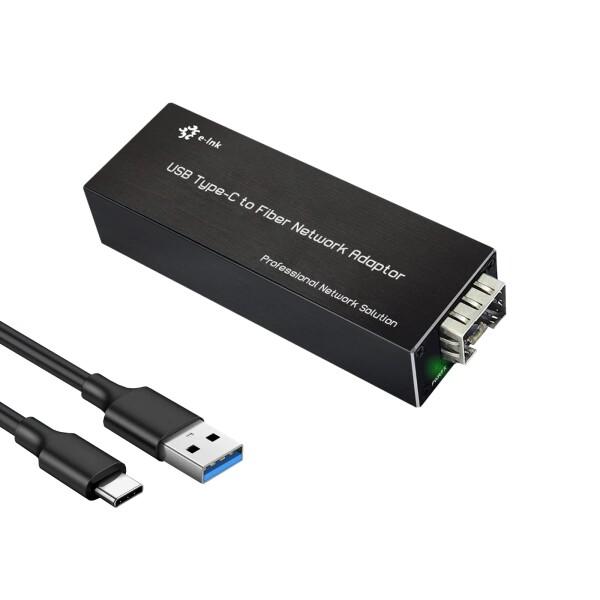 Throncom USB3.0 Type C - ファイバーネットワークアダプター 100/1000...