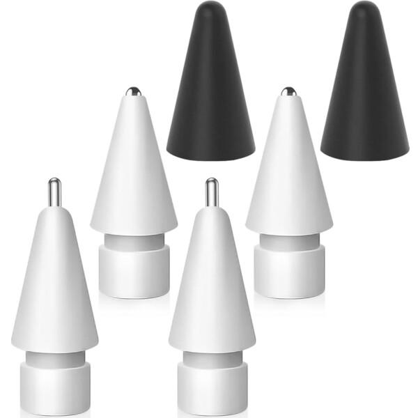Apple Pencil用替え細字ペン先 アップグレードされたペン 細身のメタルチップ Apple ...