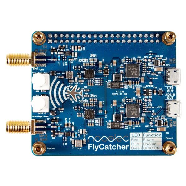 Nooelec Flycatcher - 飛行追跡および航空監視用の高性能デュアルチャネル RTL-...