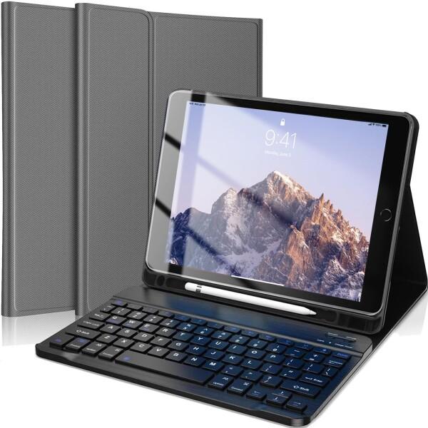 SENGBIRCH iPad 第6世代 キーボード ケース iPad Air2兼用 軽量 脱着式 ワ...